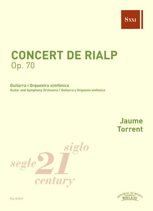 CONCERT DE RIALP OP.70, de TORRENT RIUS, JAUME | portada del libro