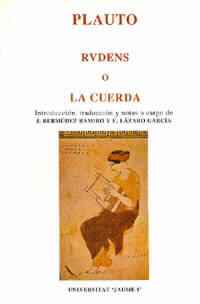 RUDENS O LA CUERDA, de PLAUTO | portada del libro