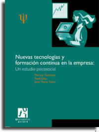 NUEVAS TECNOLOGIAS Y FORMACION CONTINUA EN LA EMPRESA, de SALANOVA SORIA | portada del libro