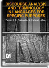 Discourse Analyisis and Terminology in Languages for Specific Purposes, de Aguado Piñero | portada del libro