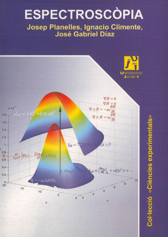 Espectroscòpia, de Climente Plasencia | portada del libro