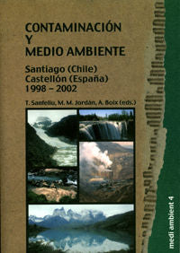 Contaminación y Medio Ambiente Santiago (Chile)- Castellón (España), de Boix Sanfeliu | portada del libro
