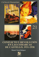 Conflicto y revolución en las comarcas de Castelló, 1931-1938, de VICENT BALAGUER | portada del libro