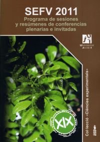SEFV 2011 Programa de sesiones y resúmenes de conferencias plenarias e invitadas., de Arbona Mengual | portada del libro
