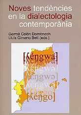 Noves tendències en la dialectologia contemporània, de Colón Domènech, Germà | portada del libro