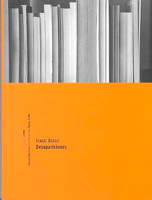 Ignasi Aballí. Desapariciones | portada del libro