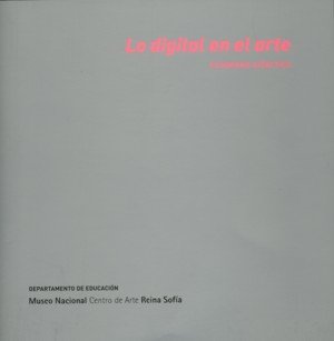 Lo digital en el arte. Cuaderno didáctico | portada del libro