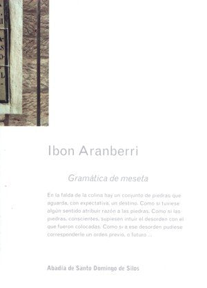 Ibon Aranberri. Gramática de meseta, de IBON ARANBERRI | portada del libro