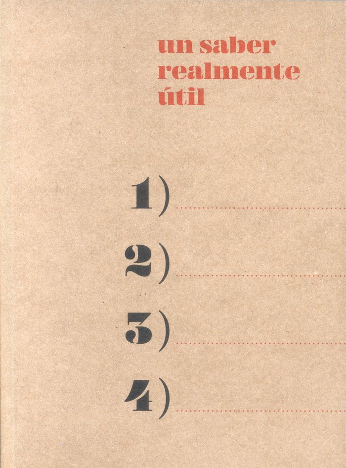 Un saber realmente útil, de Varios autores | portada del libro