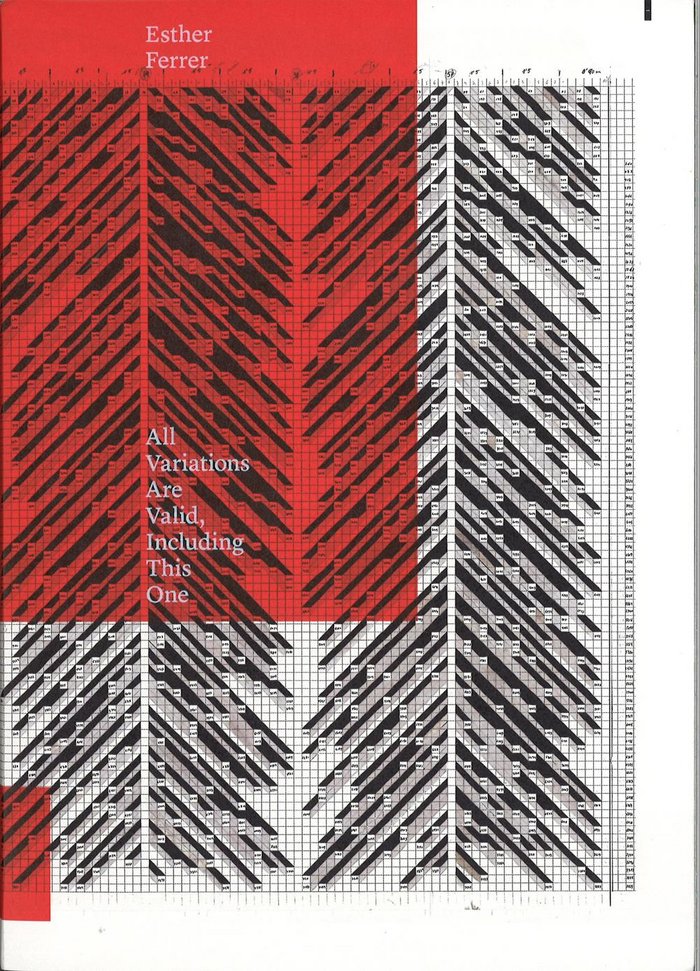 Esther Ferrer. All Variations Are Valid, Including This One | portada del libro