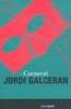 CARNAVAL, de Jordi Galcerán | portada del libro