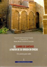 El Camino de Santiago a partir de su origen en Oviedo, de González García | portada del libro