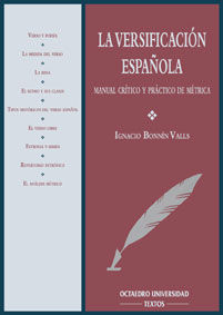 La versificación española., de BONNIN VALLS, IGNACIO | portada del libro