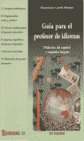 Guía para el profesor de idiomas, de Cortés Moreno, Maximiano | portada del libro