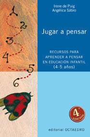 JUGAR A PENSAR RECURSOS PARA APRENDER A PENSAR, de PUIG | portada del libro