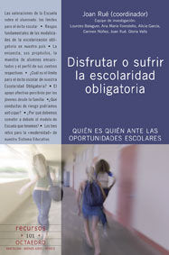 Disfrutar o sufrir la escolaridad obligatoria, de RUE, JOAN | portada del libro