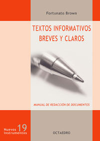 Textos informativos breves y claros, de Brown, Fortunato | portada del libro