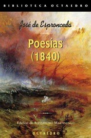 PoesÕas (1840), de Espronceda, José de | portada del libro