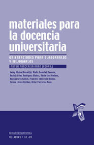 Materiales para la docencia universitaria, de Parcerisa Aran, Artur | portada del libro