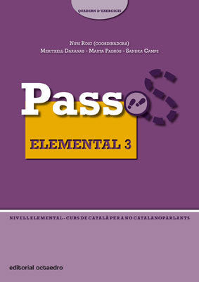 PASSOS ELEMENTAL 2 QUADERN D'EXERCICIS-3, de ROIG, NURIA | portada del libro