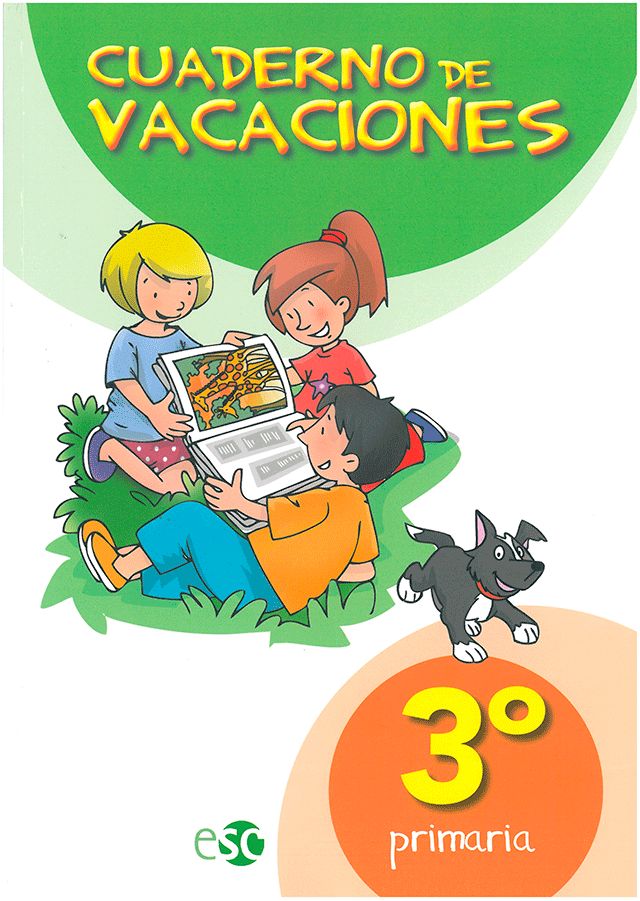 CUADERNO DE VACACIONES 3ºEP | portada del libro