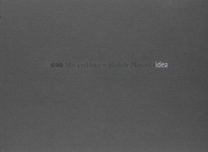 Museo Universidad de Navarra. Idea, de García del Barrio | portada del libro