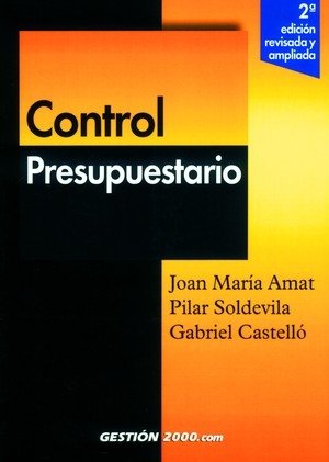 Control presupuestario, de Amat | portada del libro