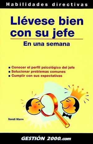 Llévese bien con su jefe, de Mann | portada del libro