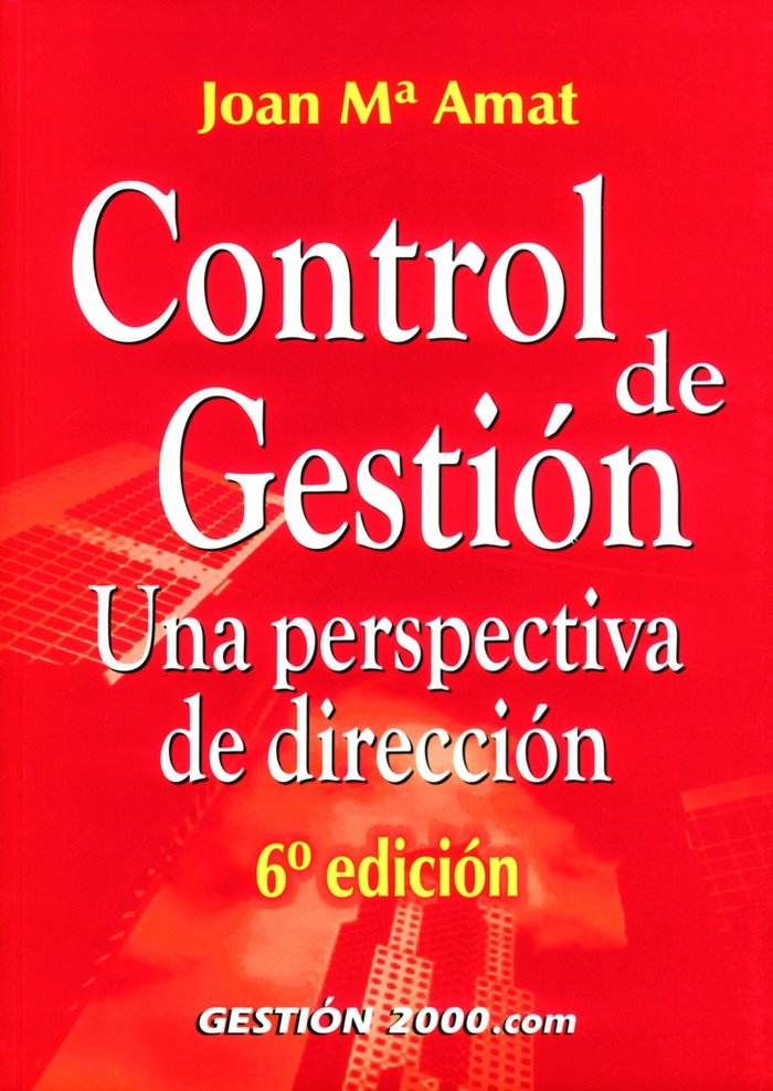 Control de gestión, de Amat | portada del libro