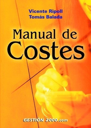 Manual de costes, de Ripoll Feliu | portada del libro