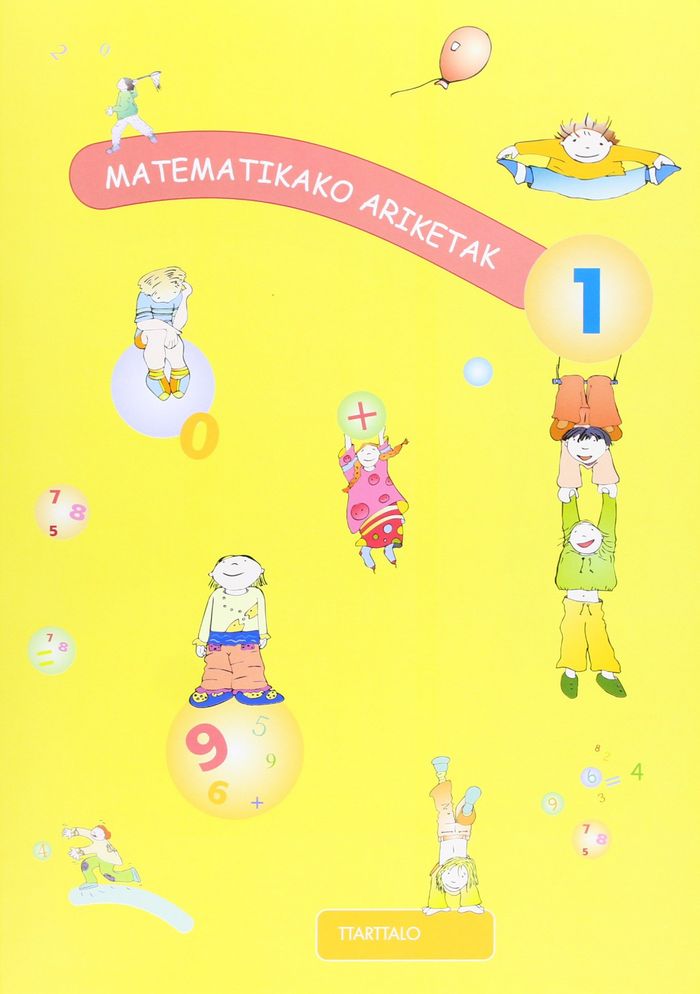 Matematikako ariketak 1, de Goñi Zabala | portada del libro