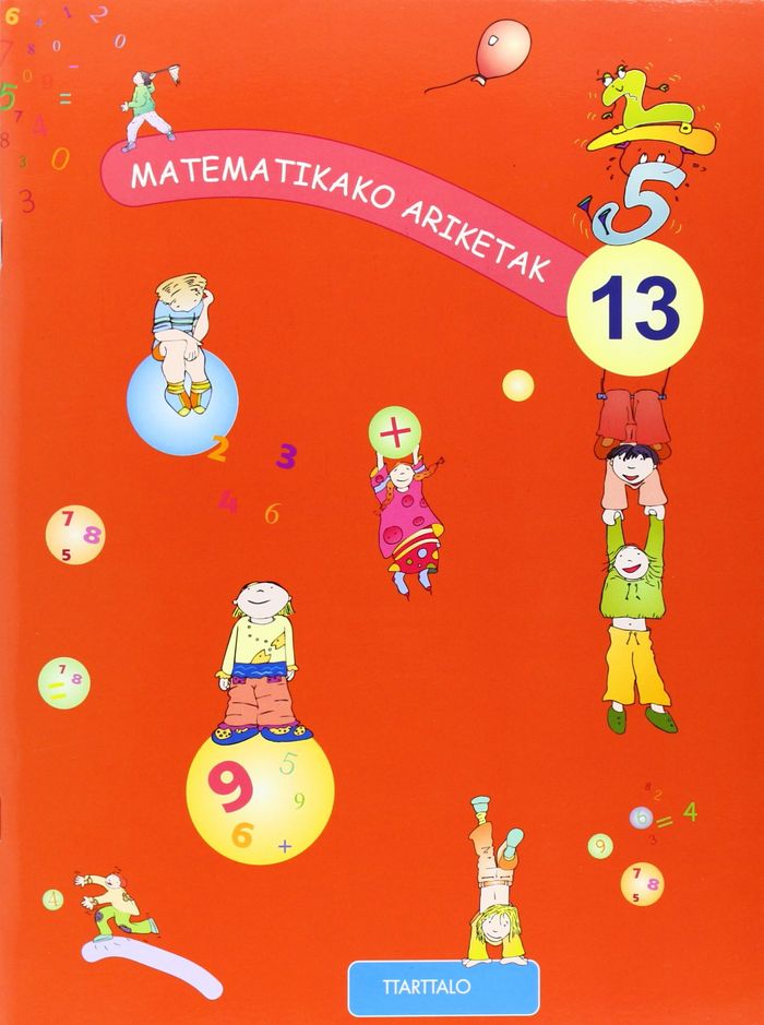 Matematikako ariketak 13, de Goñi Zabala | portada del libro