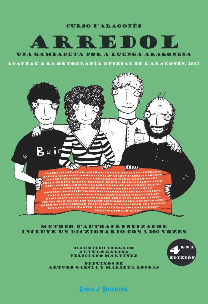 ARREDOL. Curso d'aragonés. Metodo d'autoaprendizache., de Martínez Tur | portada del libro