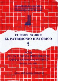 Cursos sobre el Patrimonio Histórico 5, de Varios autores | portada del libro