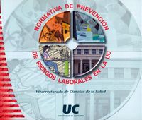 Normativa de prevención de riesgos laborales en la Universidad de Cantabria | portada del libro
