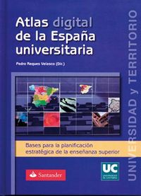 Atlas digital de la España universitaria, de Varios autores | portada del libro