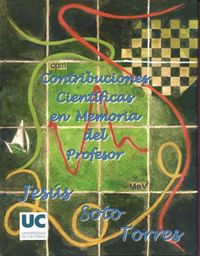 Contribuciones científicas en memoria del profesor Dr. Jesús Soto Torres, de Cendrero Uceda | portada del libro