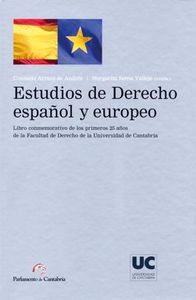Estudios de Derecho español y europeo, de Alegre Ávila | portada del libro