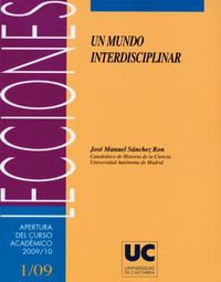 Un mundo interdisciplinar, de Sánchez Ron | portada del libro