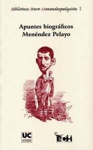 Apuntes biográficos Menéndez Pelayo, de García Romero | portada del libro