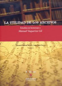La utilidad de los archivos, de Cerdá Díaz | portada del libro