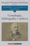 CRONOLOGIA BIBLIOGRAFIA E INDICES, de Fuentes Quintana | portada del libro