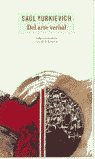 Del arte verbal, de Yurikevich | portada del libro