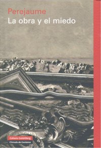 OBRA Y EL MIEDO, de Perejaume | portada del libro