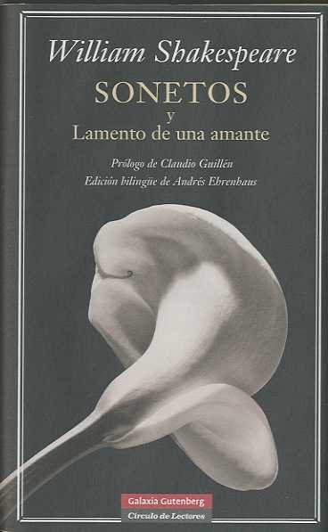 Sonetos y lamentos de una amante, de Shakespeare | portada del libro