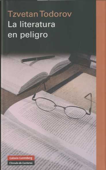 LITERATURA EN PELIGRO   *, de Todorov | portada del libro