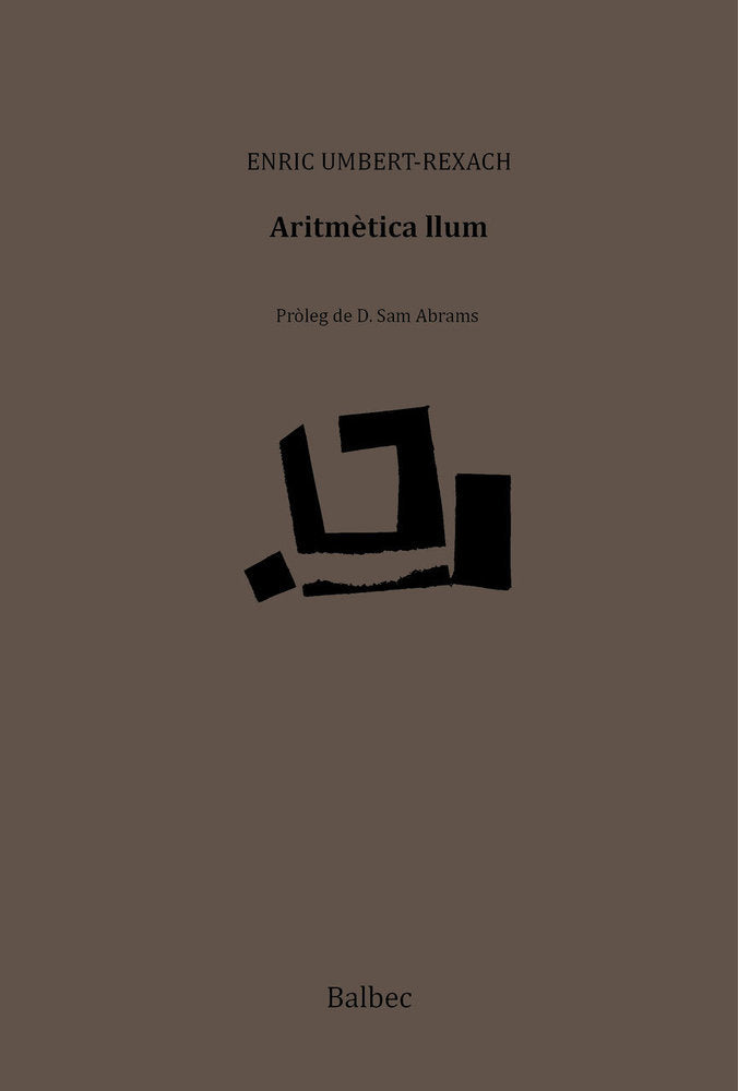 Aritmètica llum, de UMBERT-REXACH | portada del libro