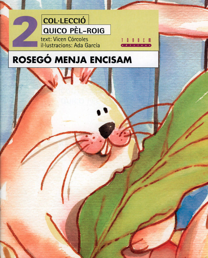 Rosegó menja encisam, de Córcoles Pastor, María Vicenta | portada del libro