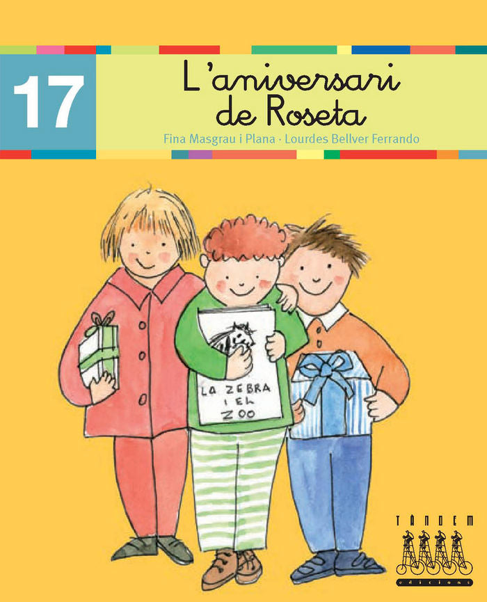 L´aniversari de Roseta (-s-, z), de Fina Masgrau | portada del libro