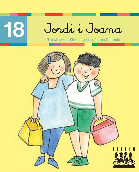 Jordi i Joana (ja, jo, ju / ge, gi)º, de Fina Masgrau | portada del libro